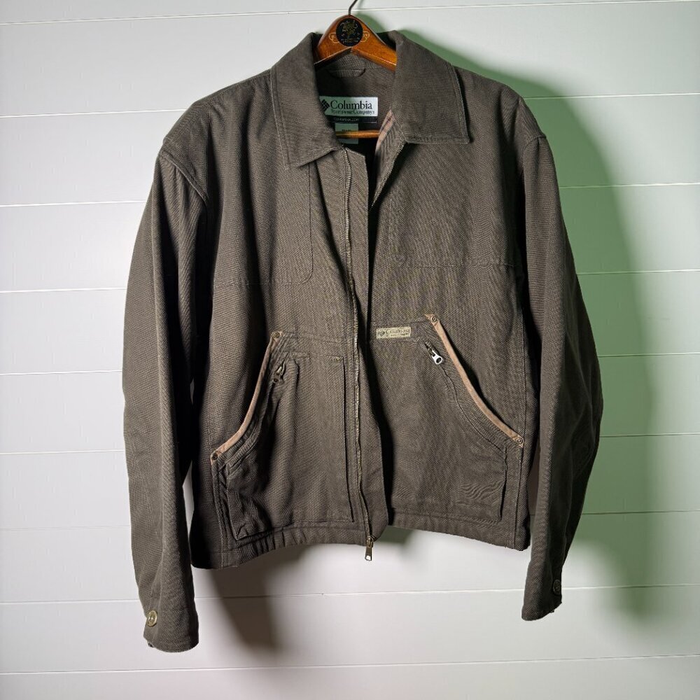 Columbia Men's‎ River Lodge Fully Lined Multipocketed Heavy Coat~ Sz XL, Brown